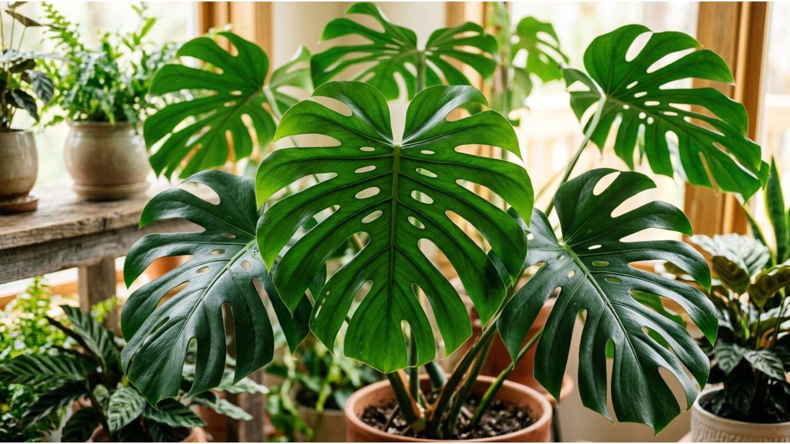 monstera-leaves
