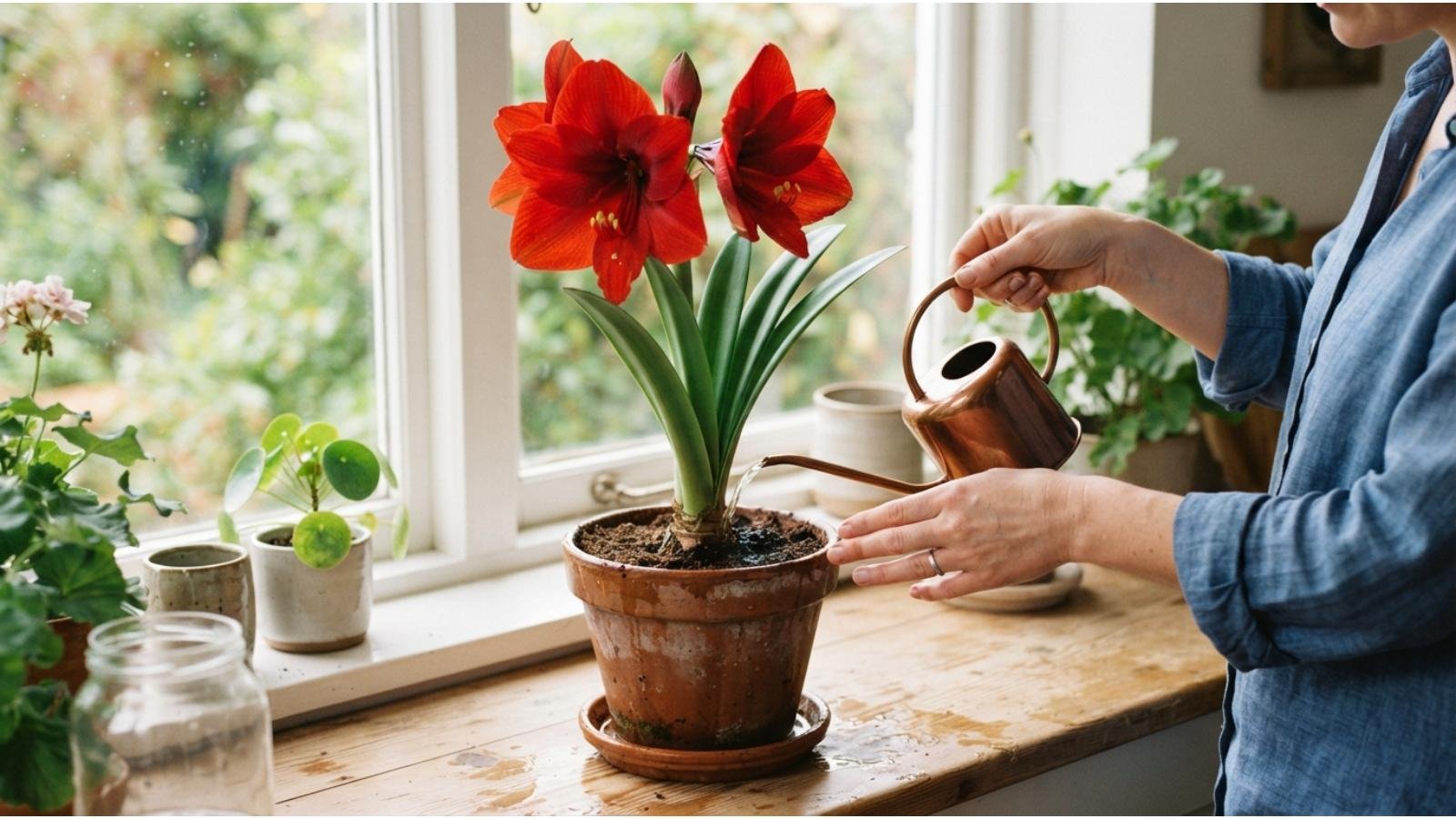amaryllis-watering