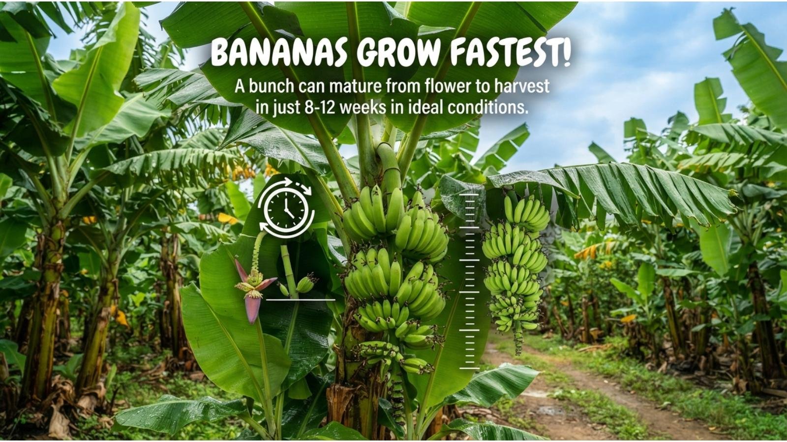 bananas-grow-fastest