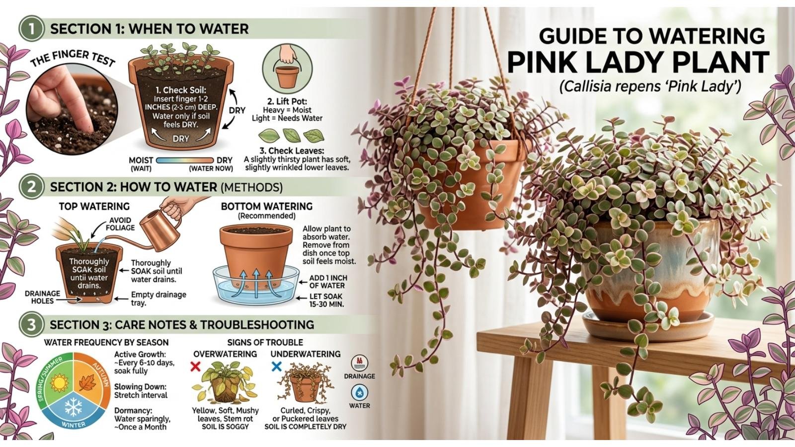 how-to-water-pink-lady-plant