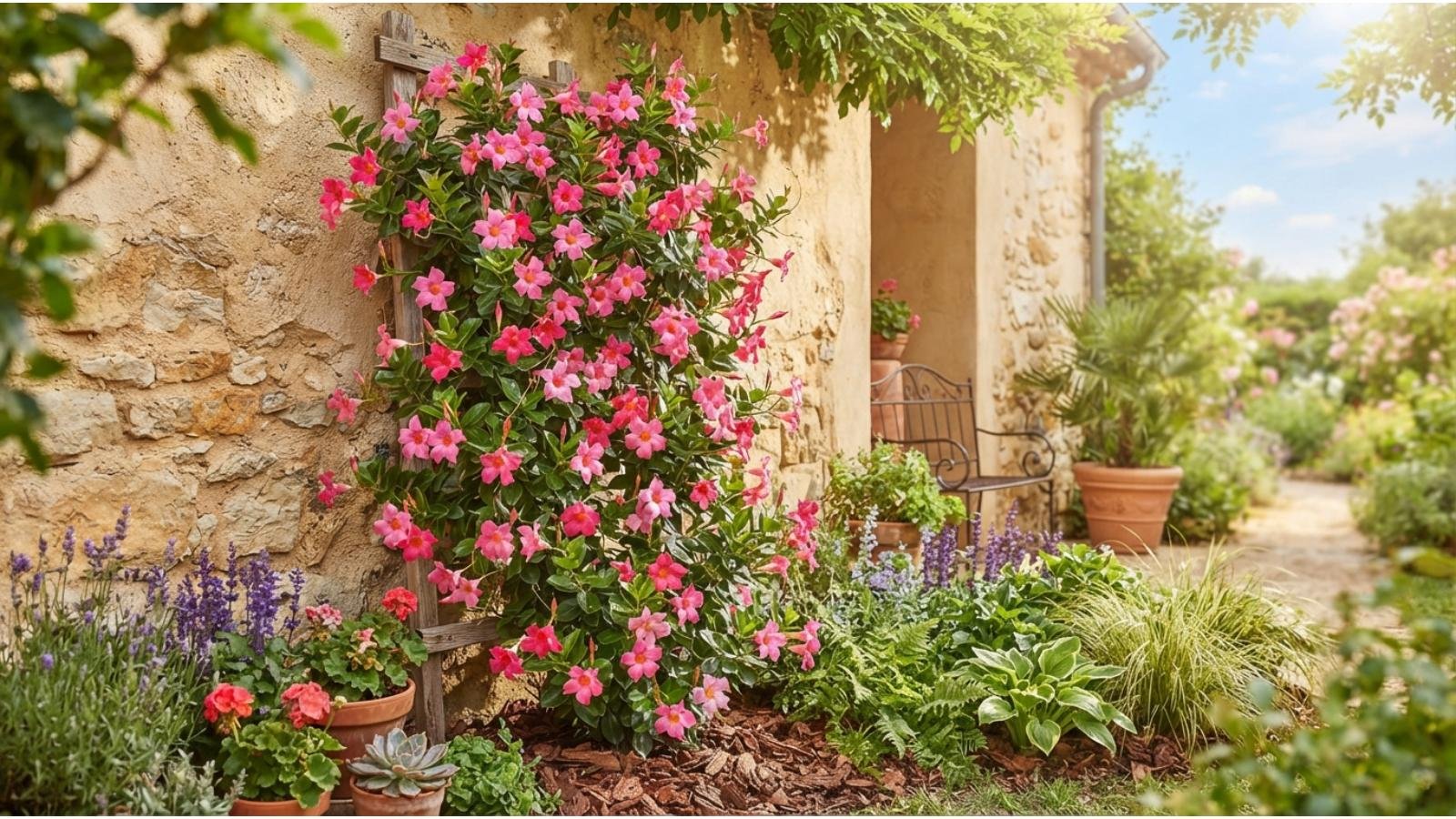grow-mandevilla-outdoors