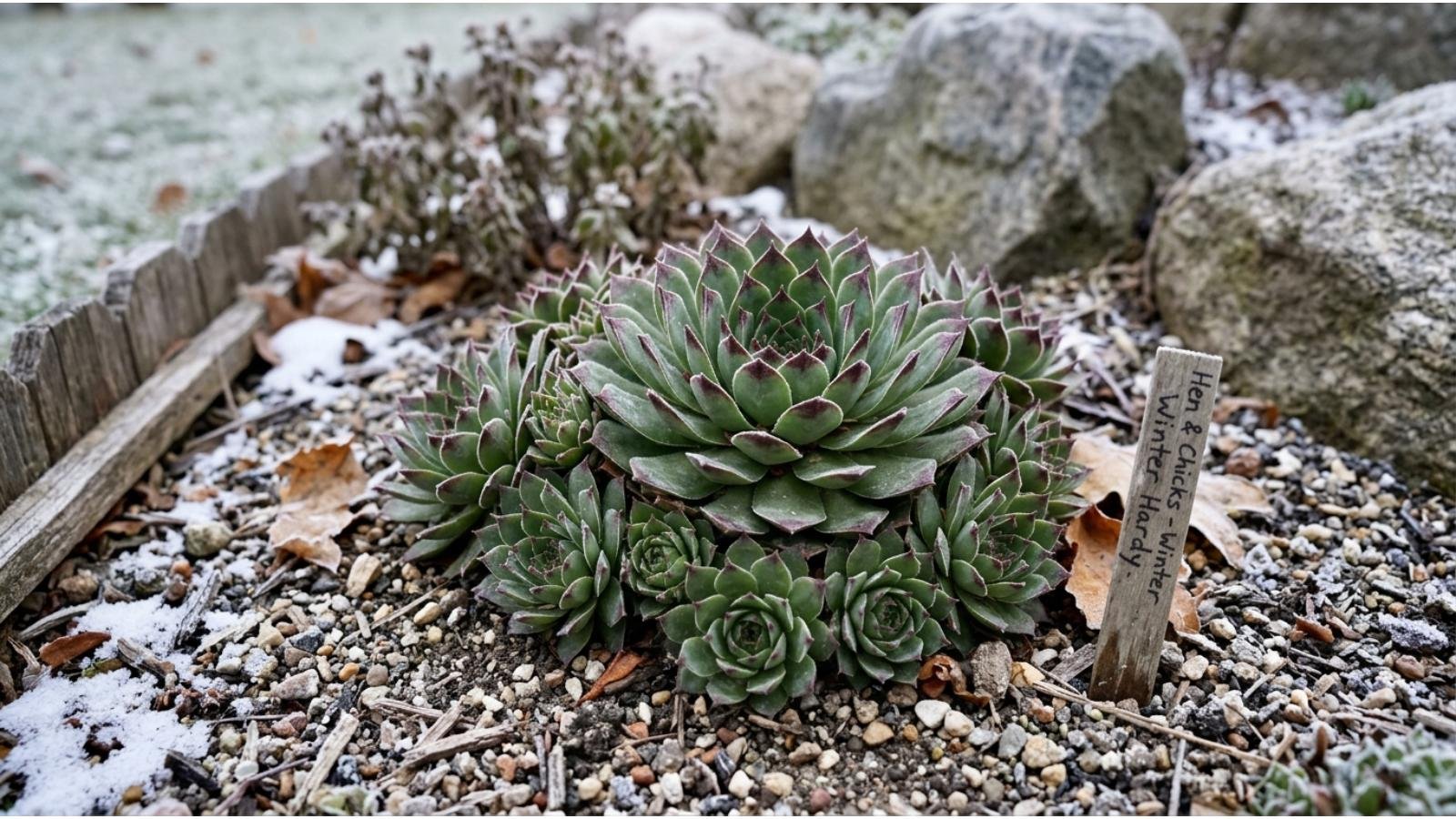 hen-and-chicks-care-in-winter