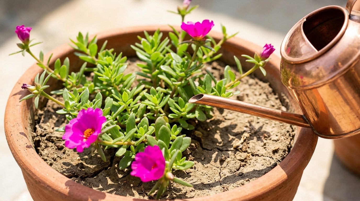 how-to-water-portulaca