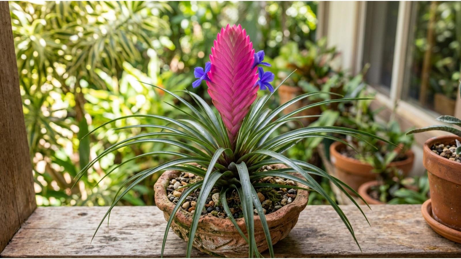 pink-quill-plant-bloom