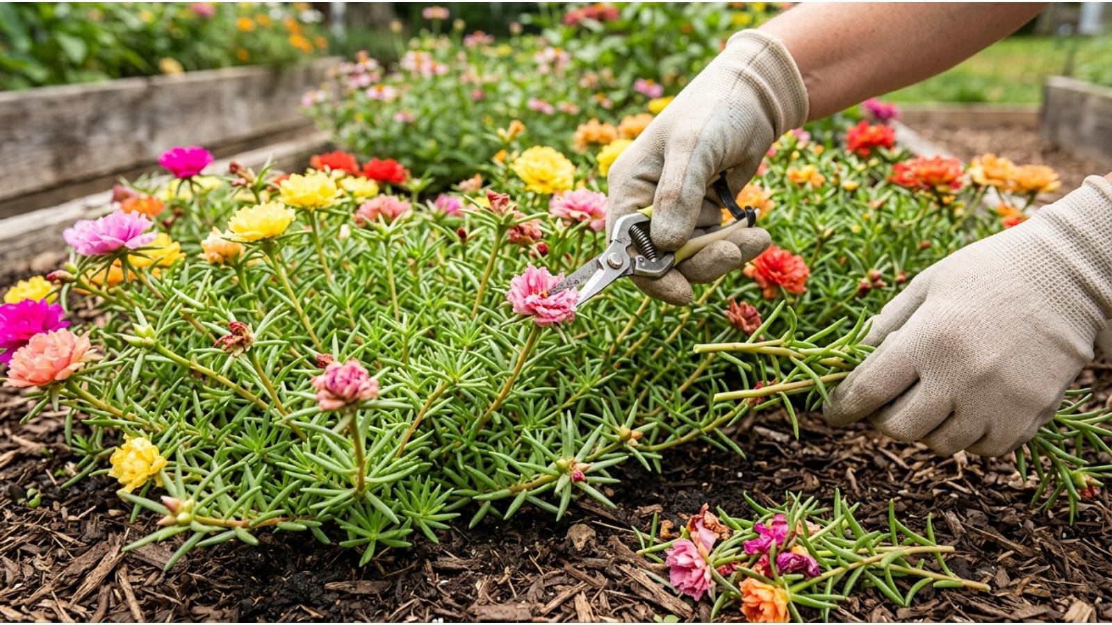 pruning-and-deadheading-portulaca