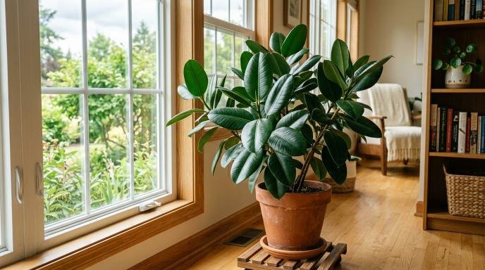 healthy-rubber-plant