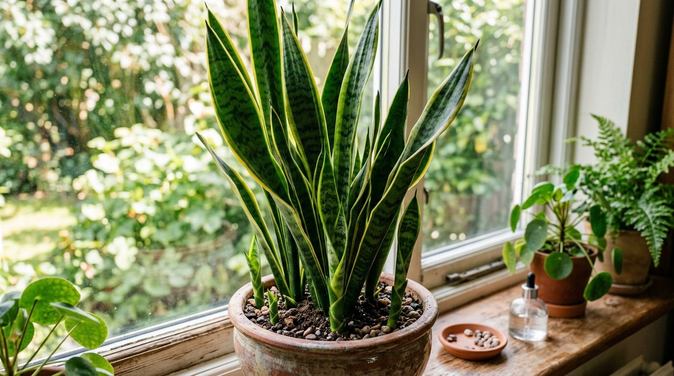 snake-plant-grows