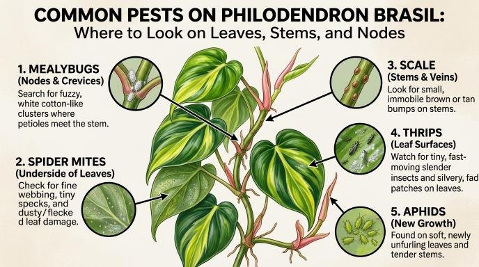 philodendron-brasil-pests