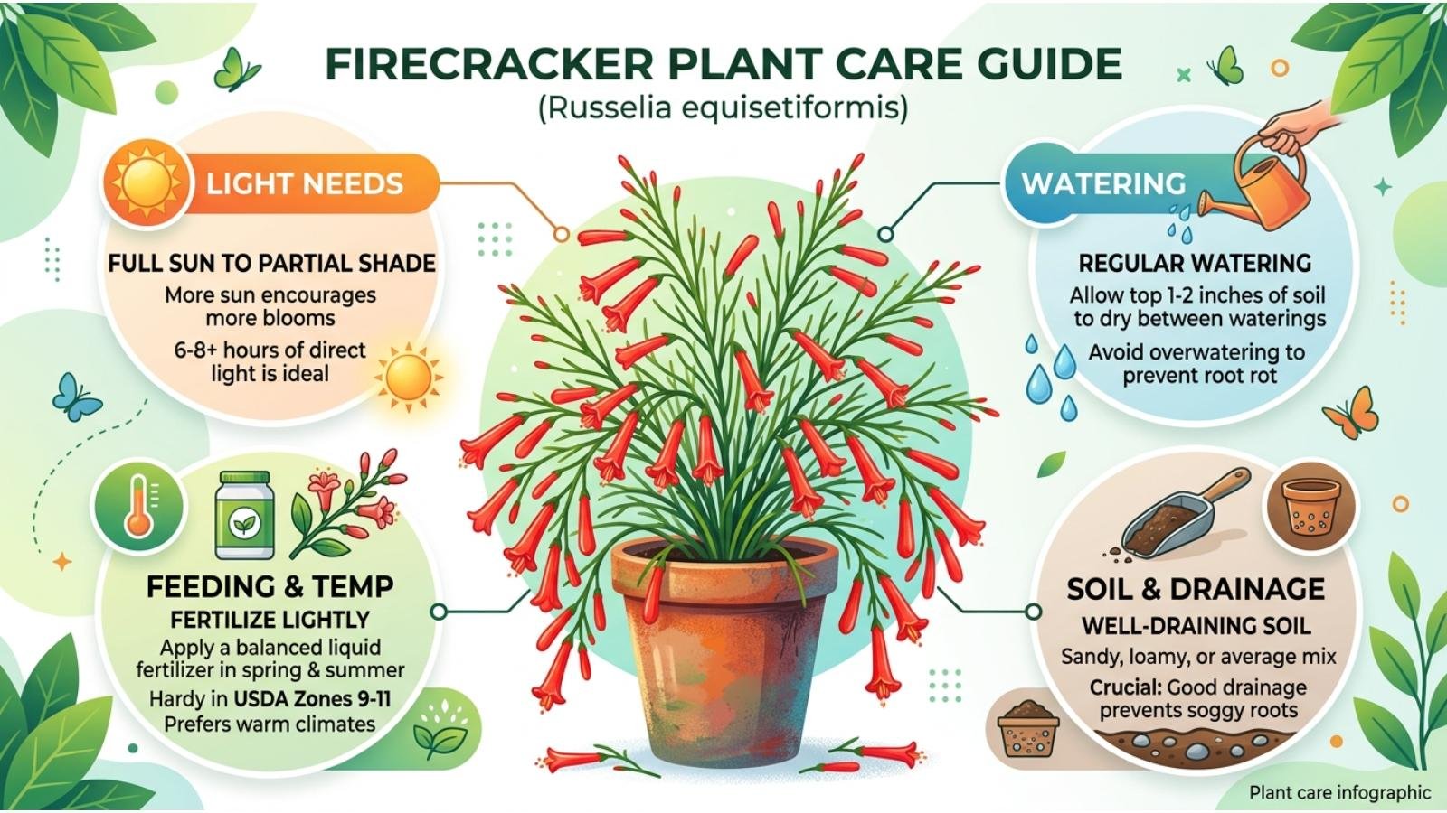 firecracker-plant-care
