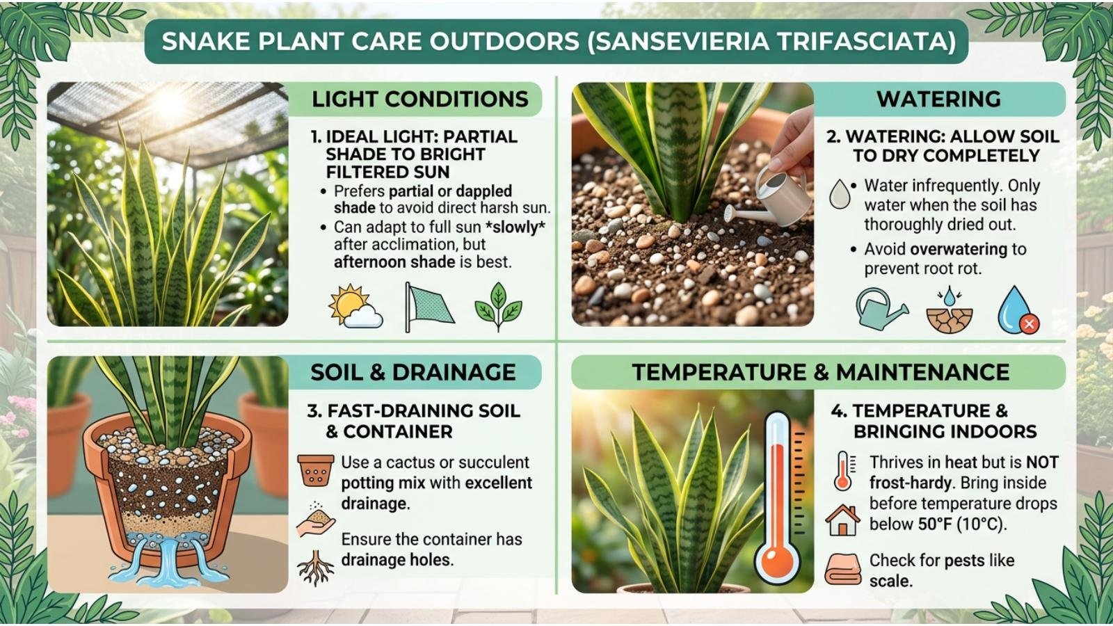 snake-plant-care-outdoors