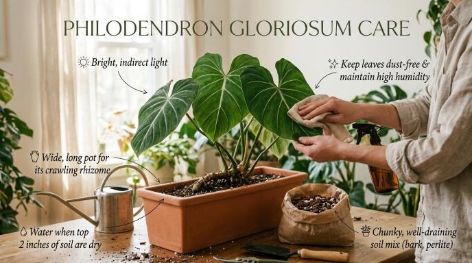 philodendron-gloriosum-care